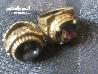  10 خاتمين انتيك حجر مازونايت حجم كبير للبيع بسعر مناسب الخاتم انتييك. والحجر مازونايت.