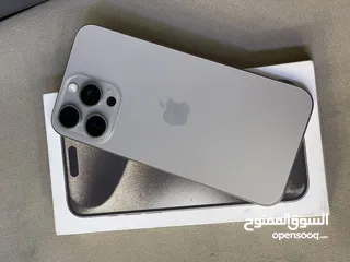  1 iPhone 15pro max 256G battery 88/91 مسعمل بحالة الوكالة ولا نقرة