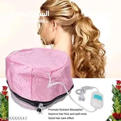  11 طاقيه حمام الزيت الحراريه للشعر  الاصليه قبعه غطاء حمام زيت العنايه بالشعر ساونا الشعر طاقية