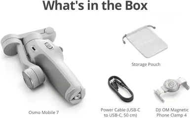  3 DJI Osmo Mobile 7 Gimbal Stabilizer مانع اهتزاز للموبايل من شركة دي جي اي