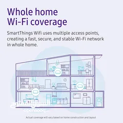  5 راوتر المنزل الذكي Samsung SmartThings Wifi Mesh Router and Smart Home Hub