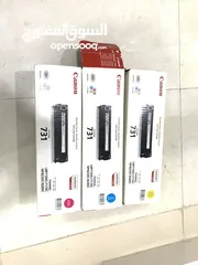  1 Canon 731 toner new 9 riyals per pes