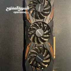  1 , كرت gtx 1070و كيس ومعالج و قطع اخر .