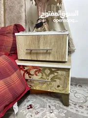  7 غرفة نوم خشب 5 قطع بحالة الجديد
