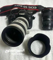  6 كاميرا كانون مع معدات اجهزة تصوير وكاميرا تصوير فيديو(EOS)/mark3 عدسات من 16/35&70/200