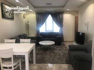  7 1 Bedroom starting 300 KD Spacious Fully Furnished apartments prime location in Fintas area