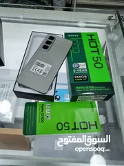  2 مستعمل ايام مكفول بالشركة Hot 50 رام  12 جيجا 256 اغراضة والكرتونه الأصلية متوفر توصيل