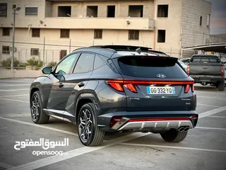  5 هونداي توسان N-Line /2022 فل الفل فتحة سقف بانوراما  2x4 ///240Hp   ( Haybrid) 1600cc