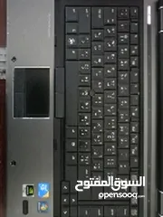  3 لابتوب hp معالج كوراي7 الجيل الثالث رام 4 كيكا والهارد 750كيكا