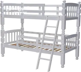  1 Brand new solid wood kids bunk bed with medical mattresses for sale