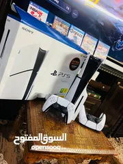  2 Playstation 5 Slim Blueray  بلاستيشن 5 سلم