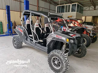  5 دراجة بجي بولاريس 4 ركاب 900cc 2013 RZR XP بحالة ممتازة