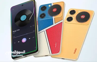  4 جهاز جديد بالكرتونة لعشاق الموسيقى رام 12 جيجا 128  NUBIA Music
