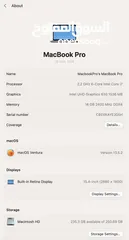  9 MacBook Pro 2018 مستعمل للبيع بسعر طري