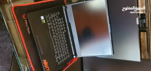  7 laptop asus rog strix g531gt مع شاشتين اسوس 100 هيرتز وكاميرا فانيتك