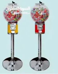  10 ماكينات علكة و مصاص. علكة 1500 حبة. طابات مجنونة طابات هدايا هزازات اطفال