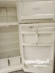  7 ثلاجة لون ابيض شغالة 100٪ ما فيها اي خراب  نوعها امريكي ........