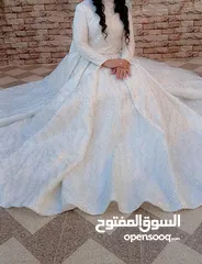  2 بدلة عرس ابيض