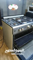  3 فرن غاز+كهرباء استعمال شهر واحد فقط