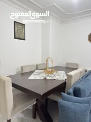  2 طاولة سفرة خشب زان 6 مقاعد شامواه