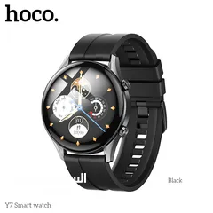  1 HOCO Y7 Smart watch ساعة هوكو  رجالة مميزة جدا تدعم 13 وضع رياضي  تتبع النوم و ضربات القلب بشكل ممتا