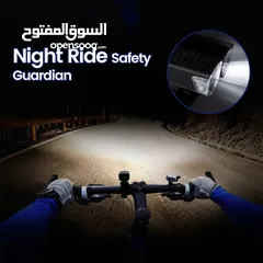  2 ضوء دراجة هوائية امامي فاخر قابل للشحن usb rechargeable bicycle headlight