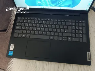  7 لابتوب لينوفو موديل 2023 لون اسود قصة حديثة معالج core i3 الجيل الحادي عشر رامات 8 جيجا3200 تردد  ها