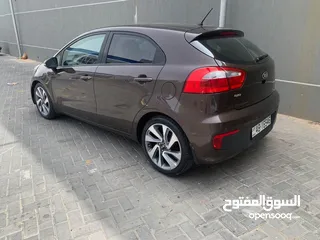  3 Kia rio 2017 كيا ريو هاتشباك لون بني غامق