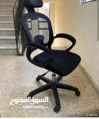  2 كرسي مكتب مميز مع مسند للراس مريح قابل للتعديل ودعم أسفل الظهر وكرسي كمبيوتر شبكي يتحمل اوزان