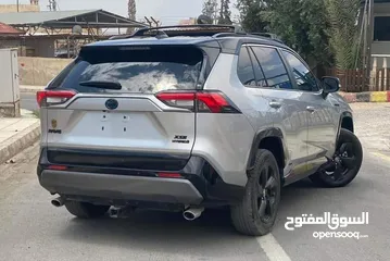  21 Toyota RAV4 Hybrid 2020 XSE lithium battery /فحص اتوسكور b+/ بانوراما اعلى صنف