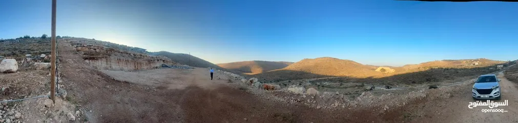  1 دولم أرض للبيع واصلو مياه وكهرباء بسعر مغري