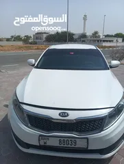  1 Kia Optima 2013 White Color