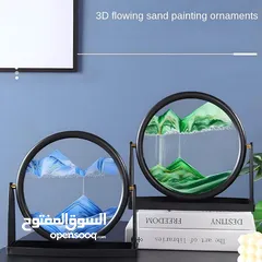  5 ساعة رملية مائية ثلاثية الأبعاد (3D) مصنوعة يدويًا بدقة وإتقان، لتمنحك مناظر طبيعية .