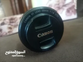  1 عدسة كانون 50mm stm