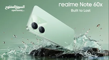  3 Realme Note 60x 64GB 9Ram الاصدار الاحدث جديد كفالة الوكيل ريلمي اكس 6  x  note60