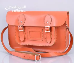  1 شنطة جلد طبيعي