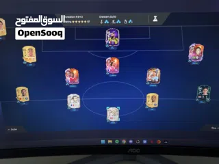  1 حساب fc26 للبيع فيه ثلاث ايكونات قارينشا بلانك و سيقير الوسط السويديه و ريندرز( مقطوع عن السوق) PC