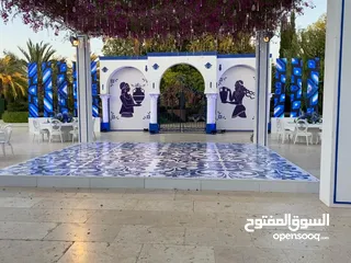  23 جسر إضاءة للحفلات وأفتتاح المحلات