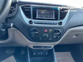  20 هونداي اكسنت 2020 بحالة الوكاله فحص كامل 7 جيد
