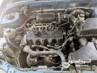  21 هونداي اكسنت موديل 2000 قصت الفيرانا الون ازرق قابل للتفاوض