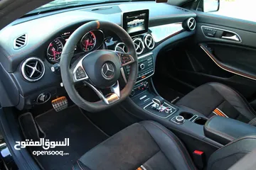  3 Mercedes cla 45 AMG 2016 Orange art edition  بحالة الوكالة مالك اول  اعلى مواصفات