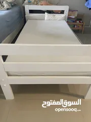  1 Kids Bed and Mattress 70 x 140 cm Muscat MQ