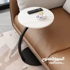  1 طاولة جانبية مستديرة على شكل حرف c مثالية لكل زاوية بالبيت (سكملة) احجزها قبل الكل