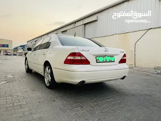  8 لكزس LS430 وارد موديل 2006 لون أبيض/ بيج 19000 قابل للتفاوض