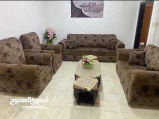  2 طقم كنب 7 مقاعد مع طولات