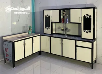  6 كاونتر مترين سلة مع سنك مرمر قياس مترو20