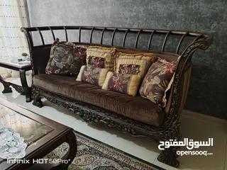  5 طقم كنب خشب زان