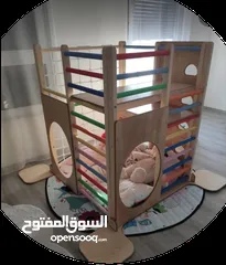  3 خزائن ومكتبات خشبية تصميم يدوي