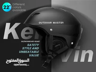  1 خوذة التزلج OutdoorMaster Kelvin  OutdoorMaster Kelvin Ski Helmet