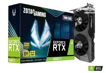  1 Zotac RTX 3060ti twin Edge